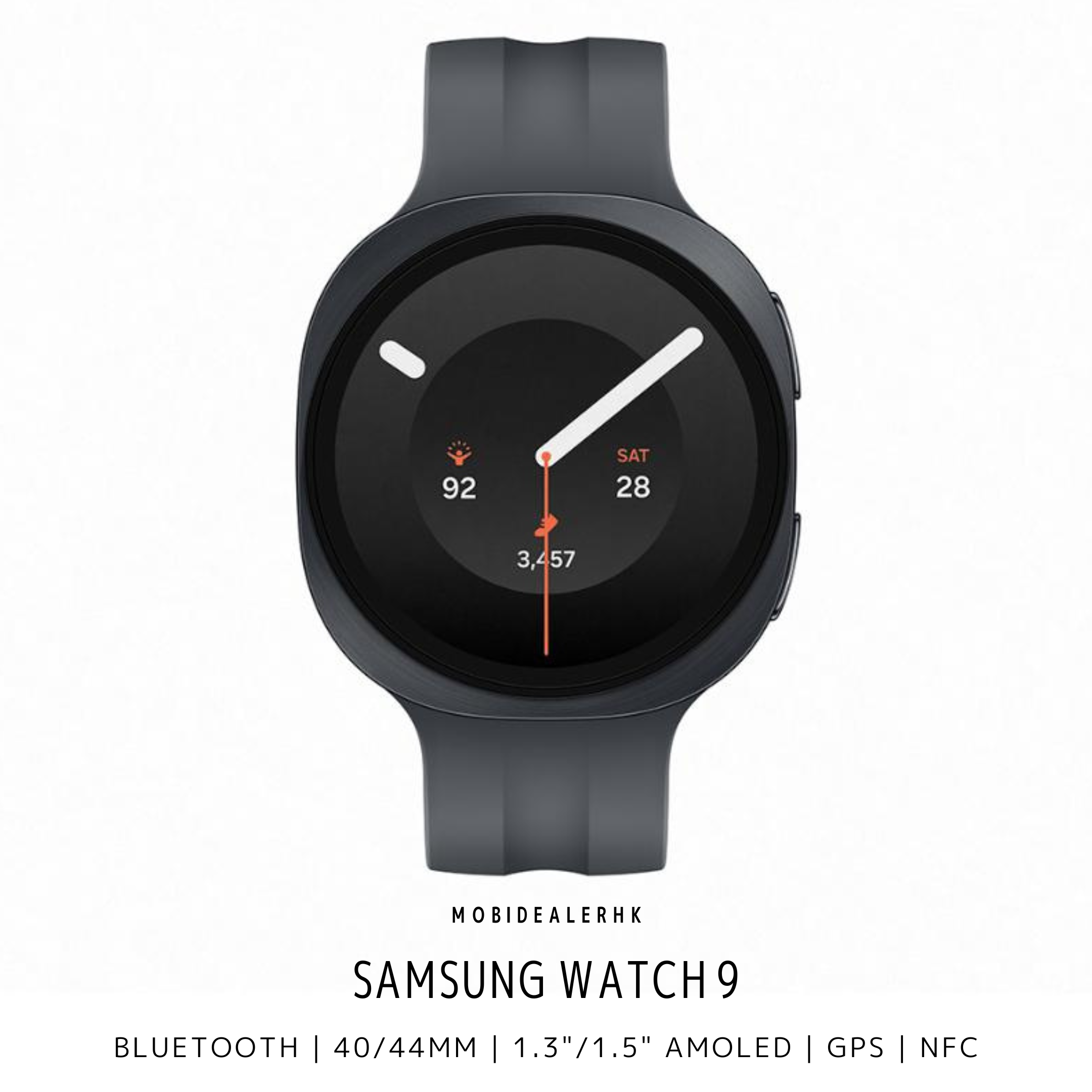 Samsung Galaxy Watch 9 | Bluetooth 藍牙 | 40MM | 智能手錶AMOLED 屏幕 | NFC | GPS | 2+32Gb