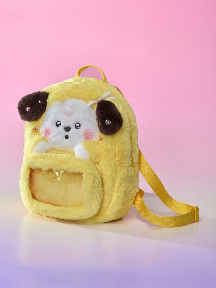 📦訂購 韓國代購 Line Friends BT21 BABY CLEAR POCKET PLUSH BAG 透明口袋毛絨包