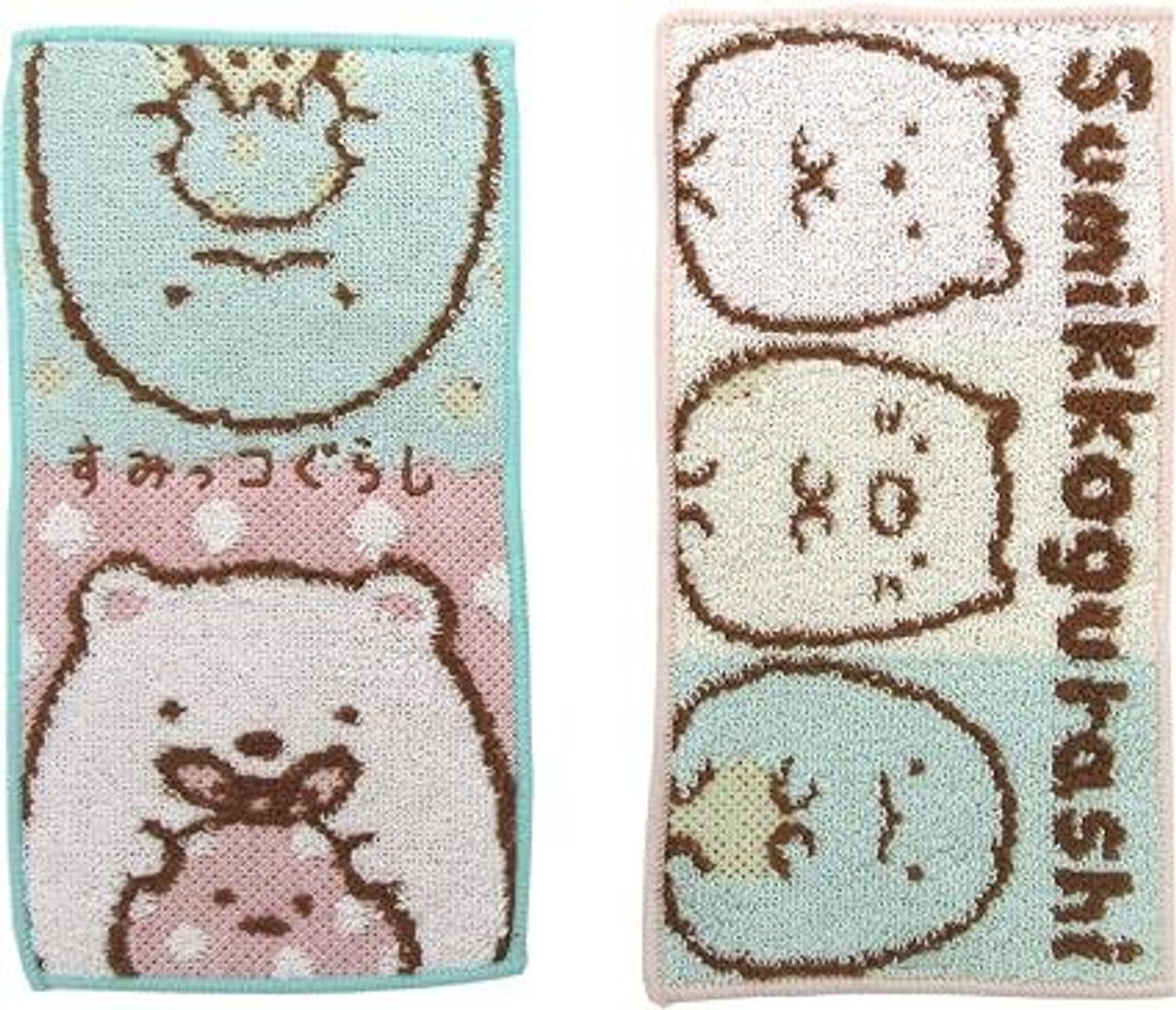 角落生物抗菌口袋毛巾 二條裝 20 x 10cm