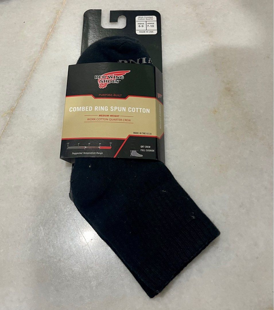 Red Wing Sock Medium Weight Crew freesize Stokin Kerja dari US
