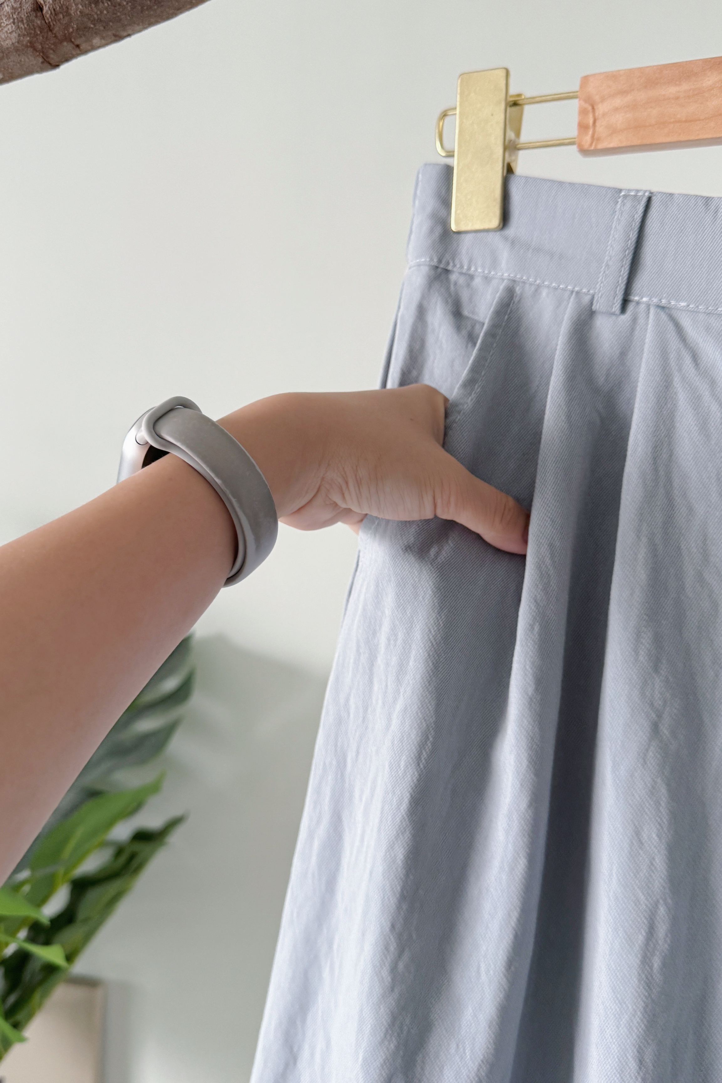 高级感简约垂感西裤