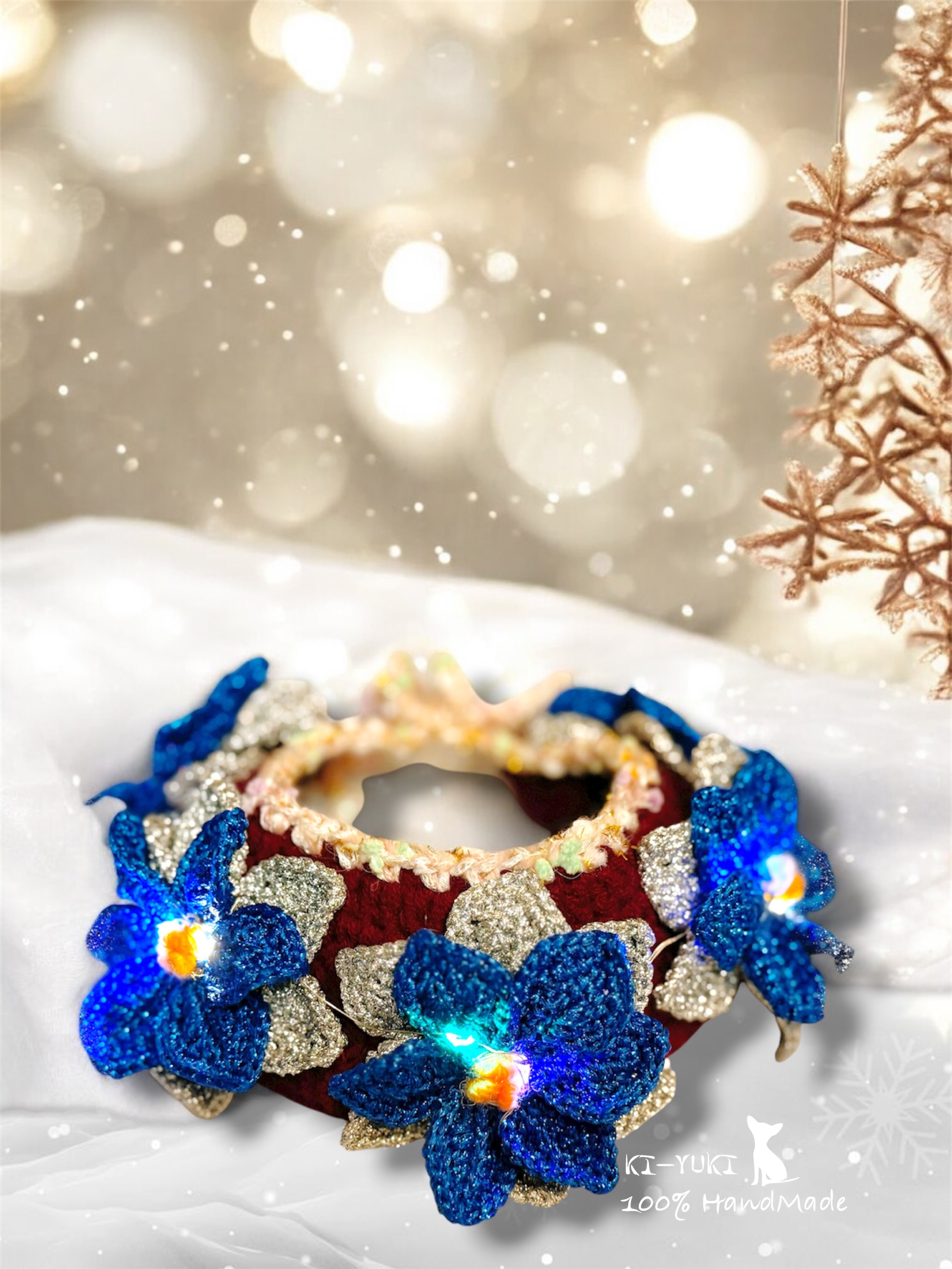 原創手作 聖誕禮物 寵物聖誕頸飾