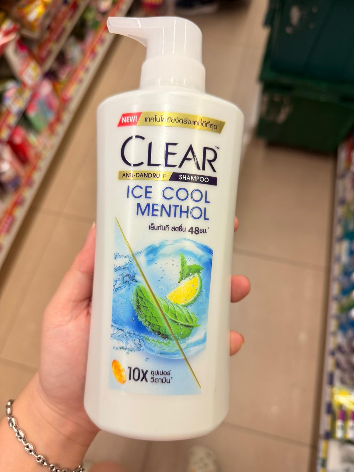 泰國CLEAR冰爽薄荷去屑洗髮水520ml