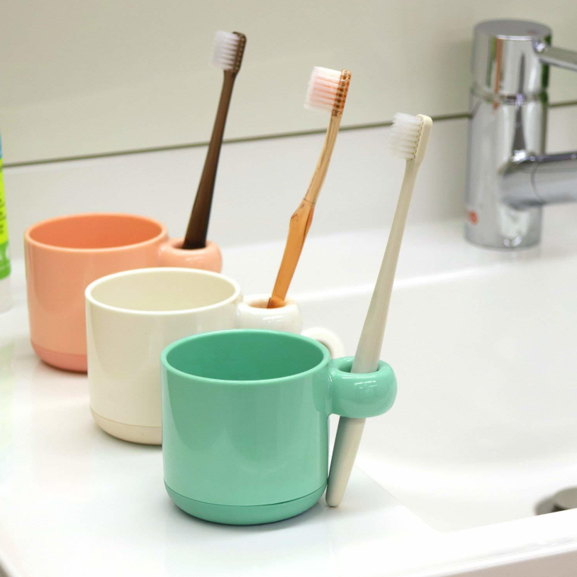 BB504(W)/ (Y) 可立牙刷漱口杯(白色)LEC