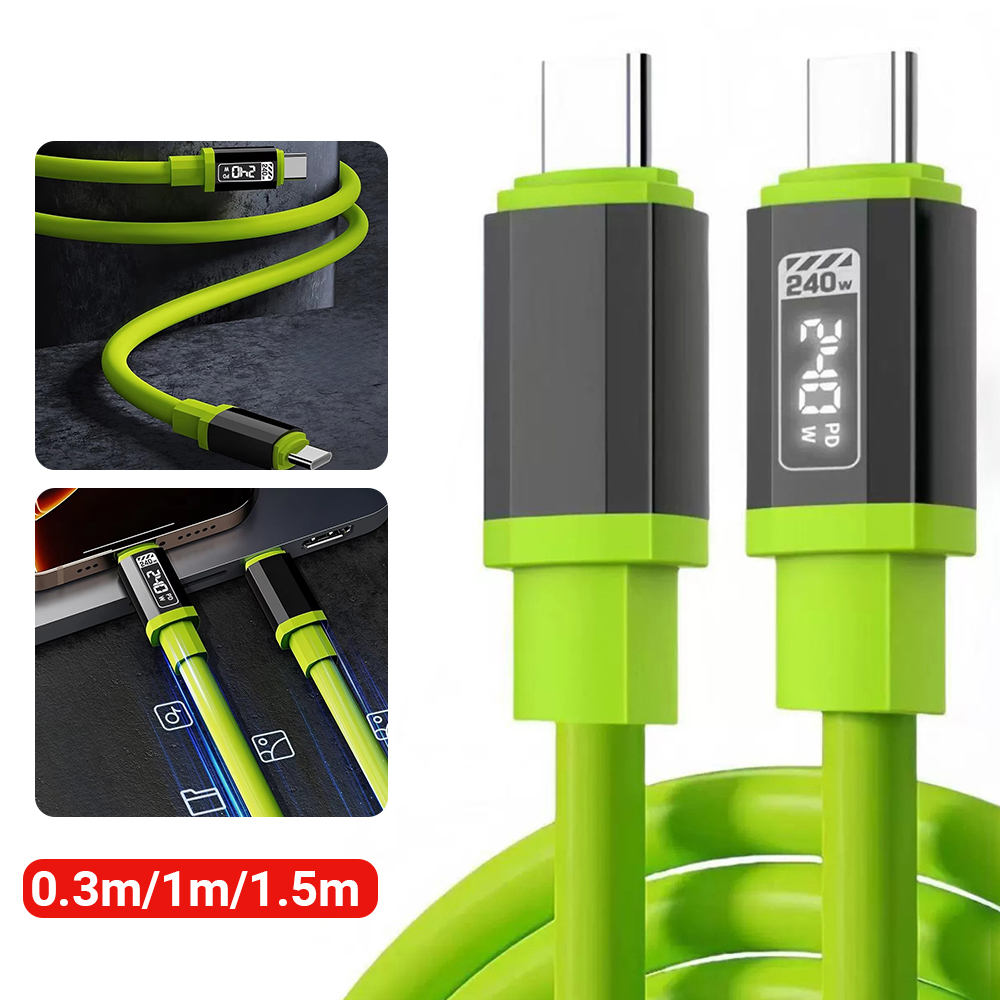 240W超級快充 Type C to Type C 0.3米 PC6524