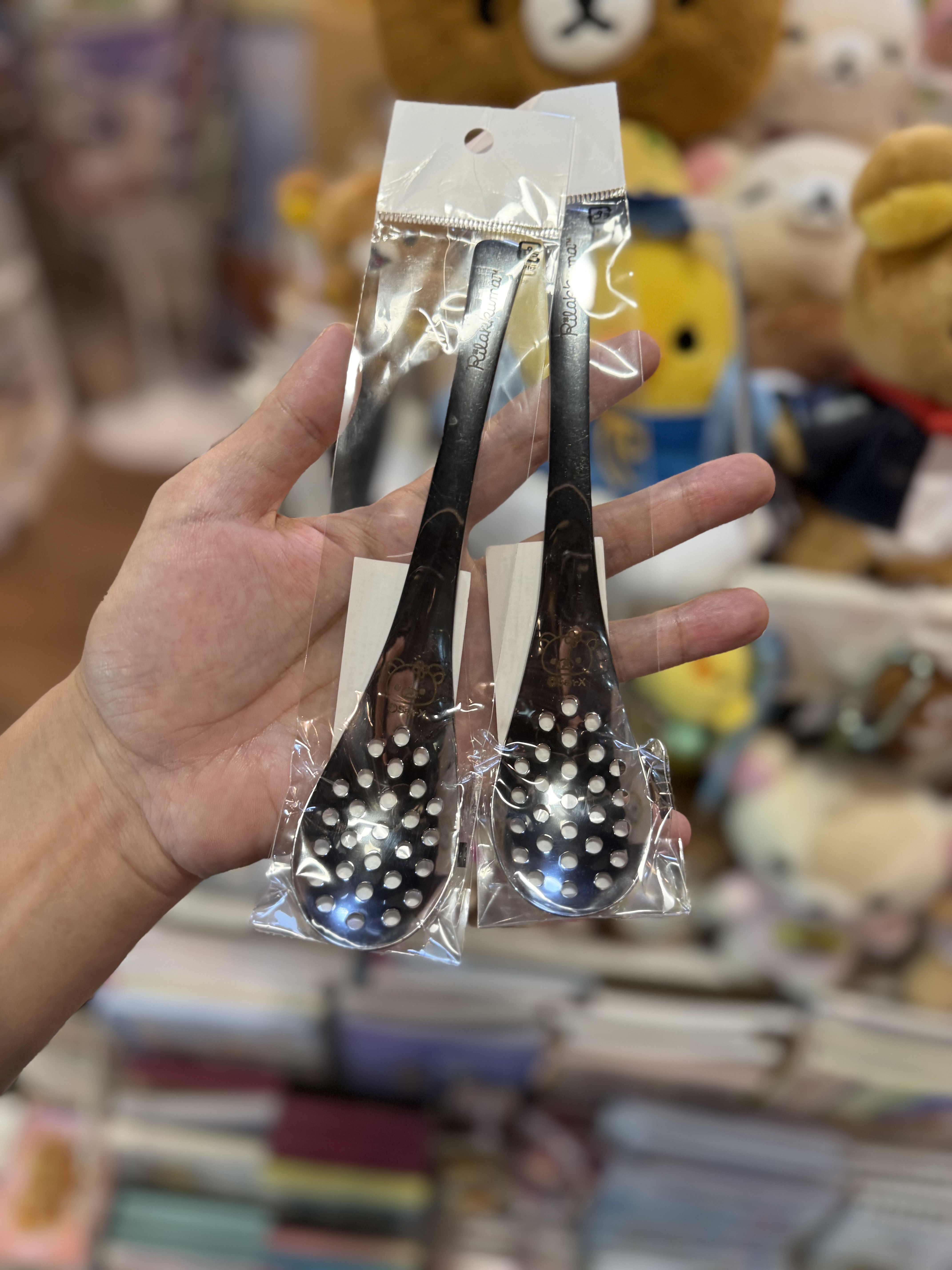 《現貨》全新日本專店限定Rilakkuma 日本製不鏽鋼漏匙