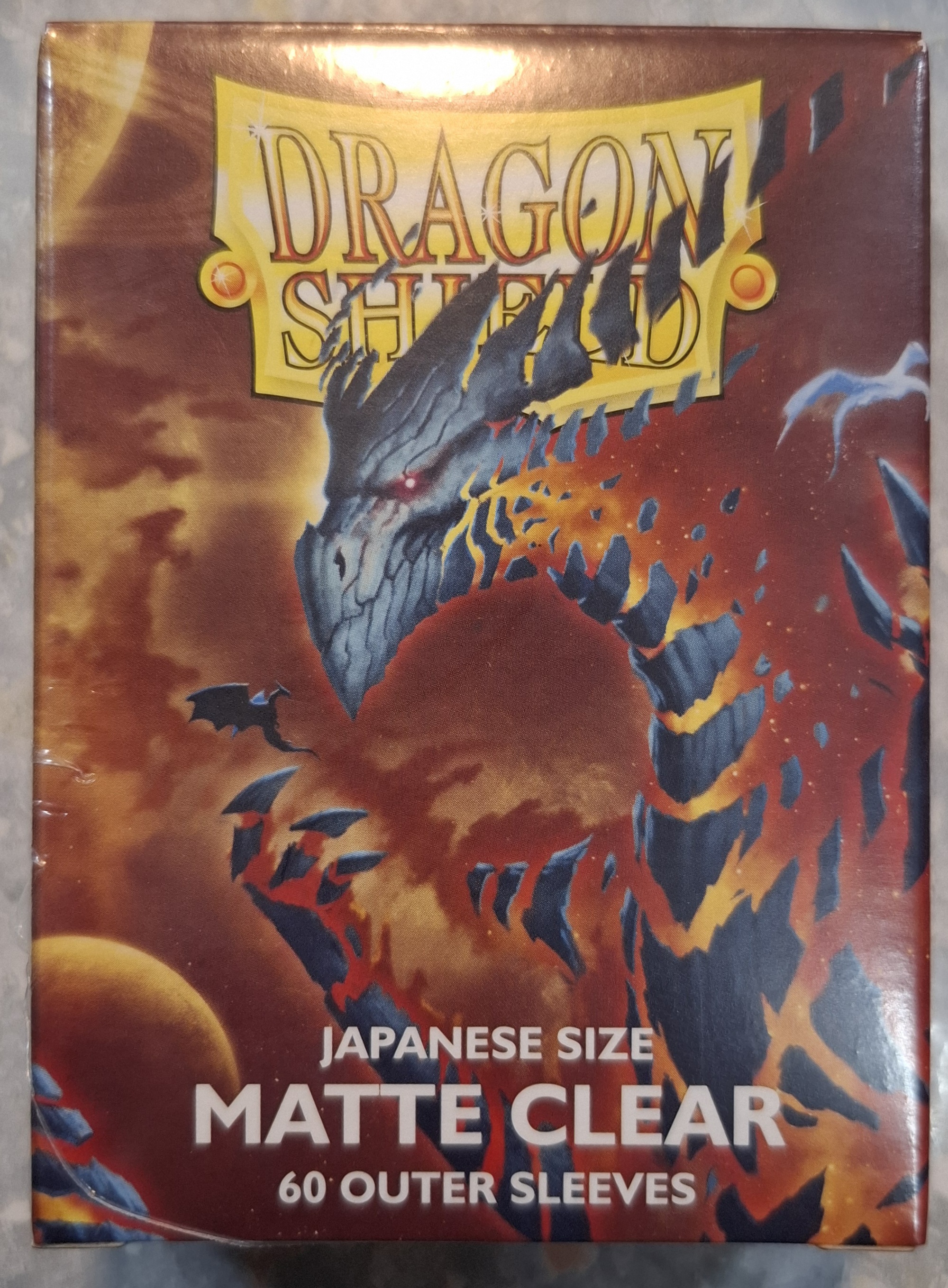 龍盾 日版尺寸 霧面透明外卡套 60 張 MATTE CLEAR