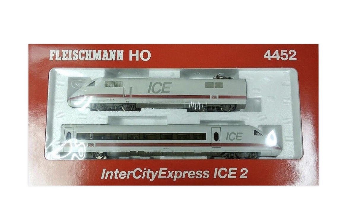 德國高速列車：城際特快列車 ICE2 Fleischmann 4452 雙駕駛室套裝