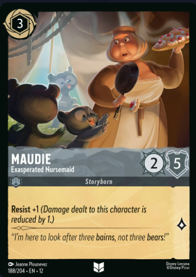 188/204 Maudie - Exasperated Nursemaid UC