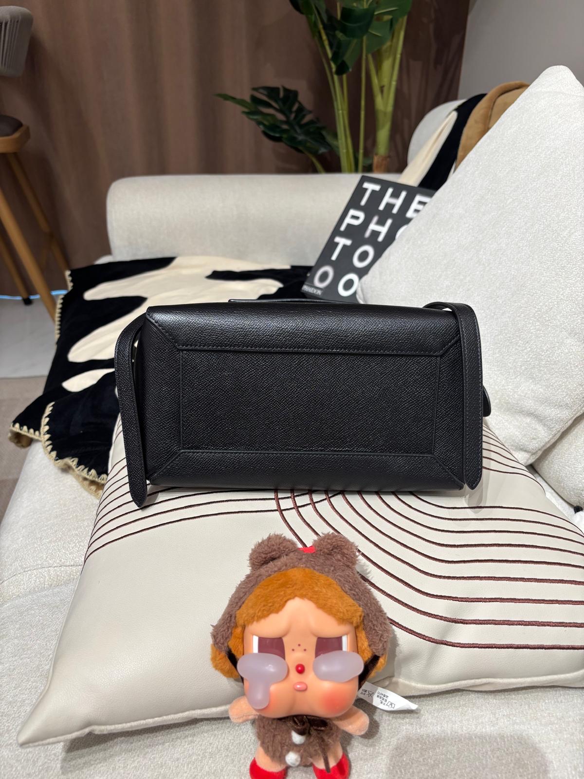 Celine Micro Belt Bag Black 黑色牛皮 100%Authentic, 95%New ✅Dust bag