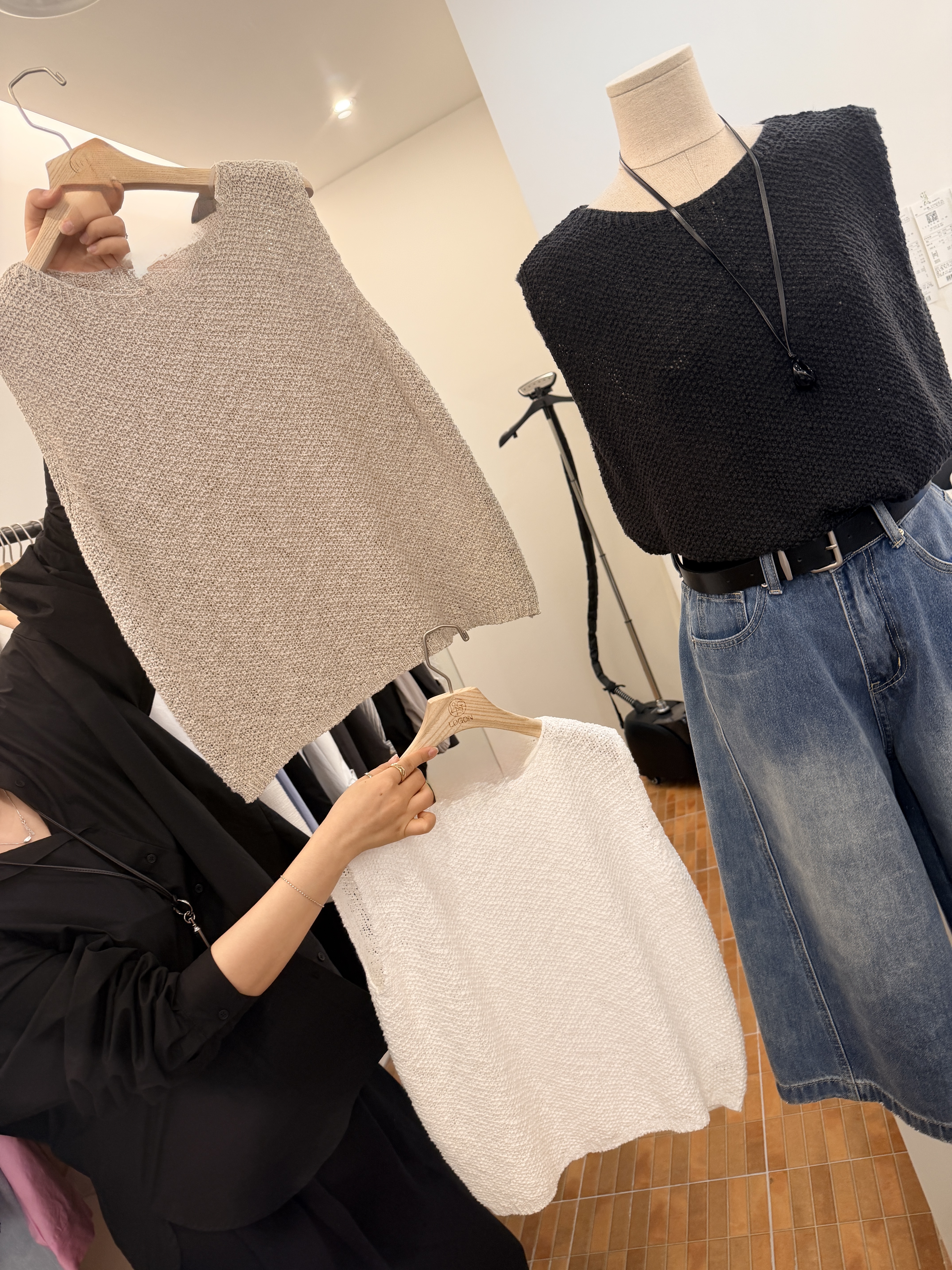 Classic knit vest