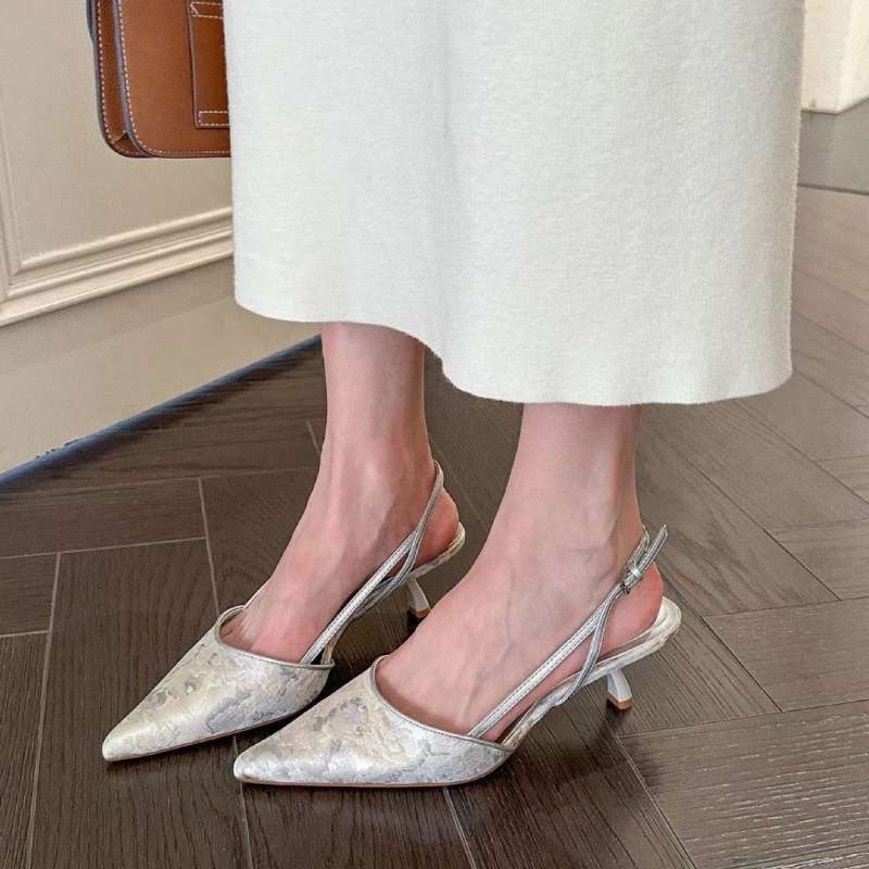 SH205猫眼包头凉鞋