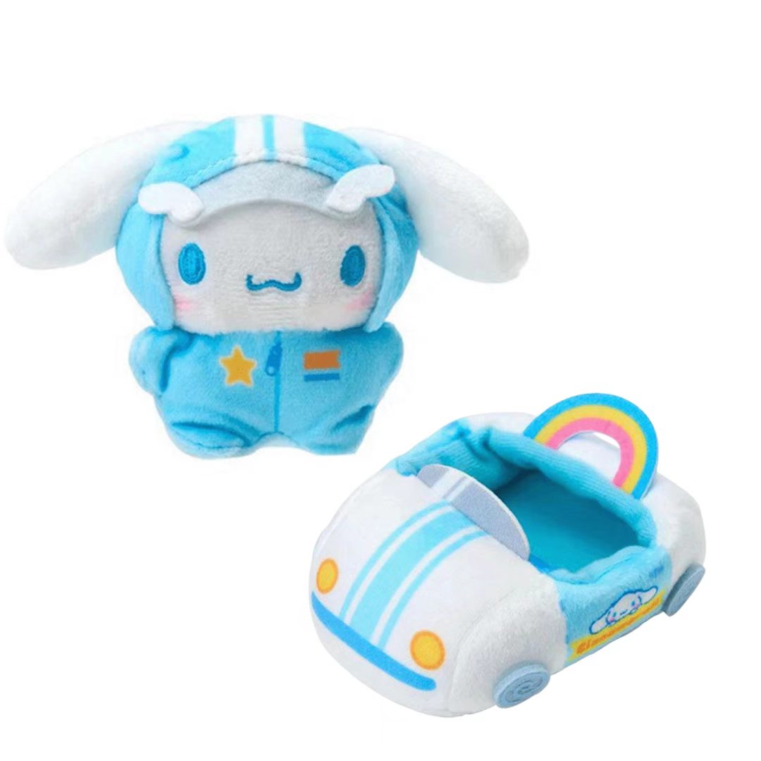 日本直送 Hello Kitty & Friends 超級可愛大冒險 公仔＋車 (1set2P)