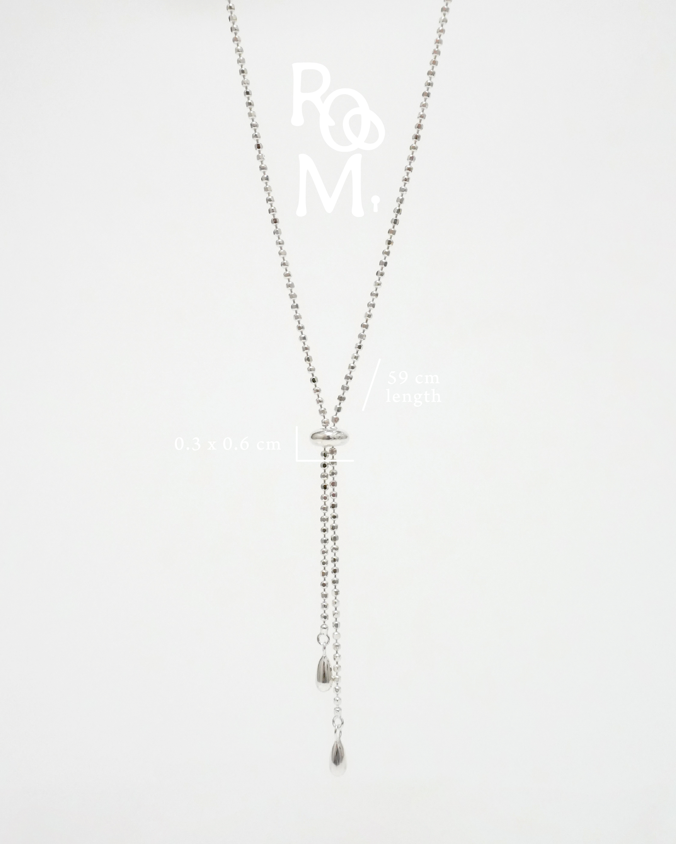 Unique Silver Ball Necklace II
