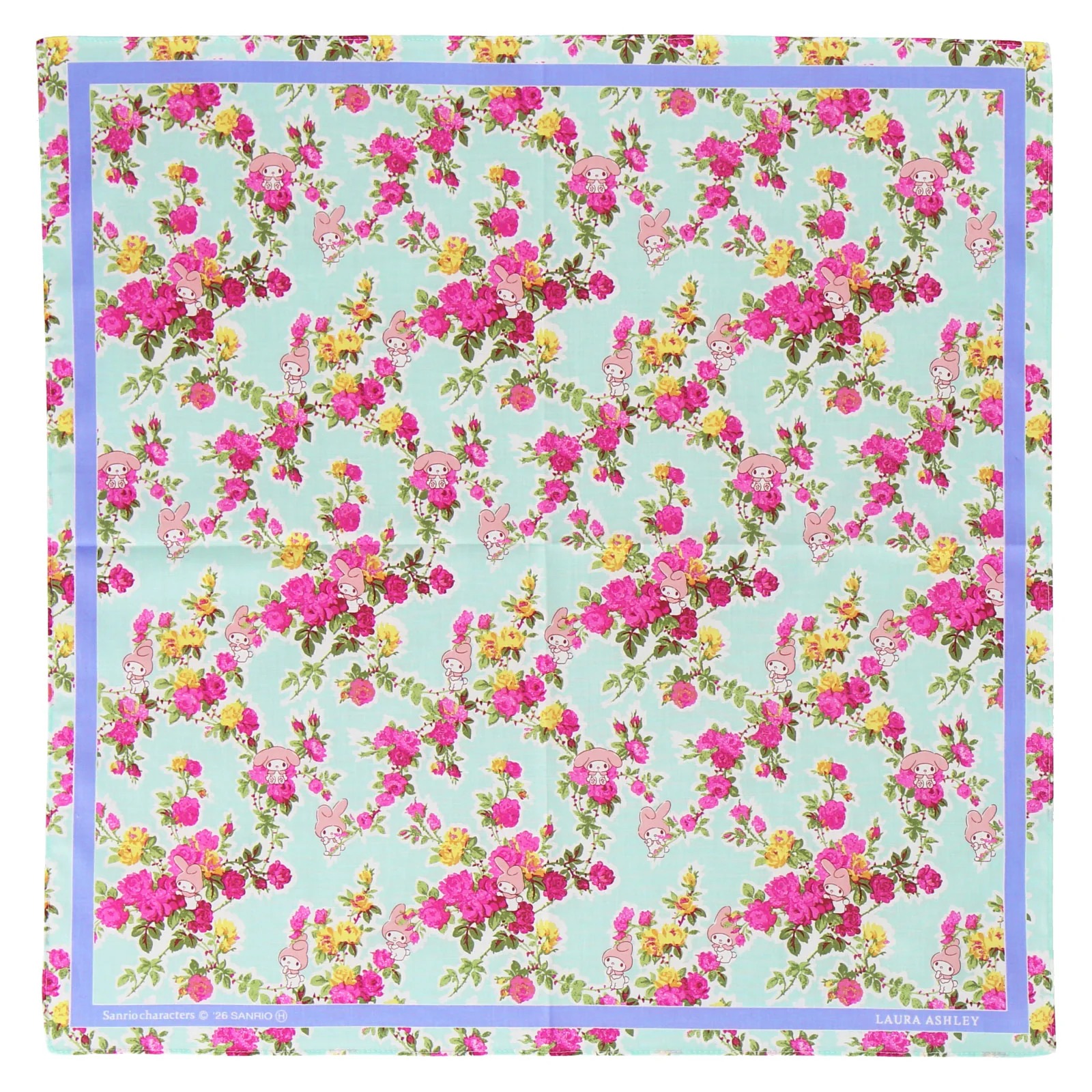 🎀【預訂】Laura Ashley x Sanrio 印花手帕 My Melody G