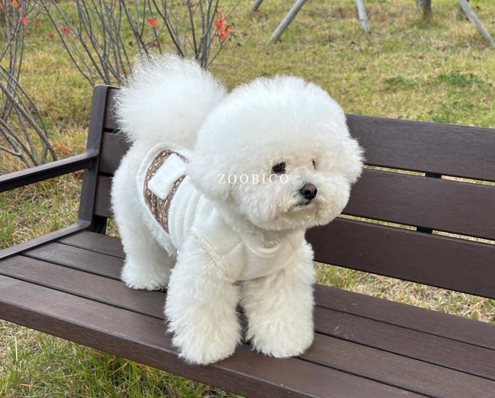 🇰🇷針織毛布配碎花布背心