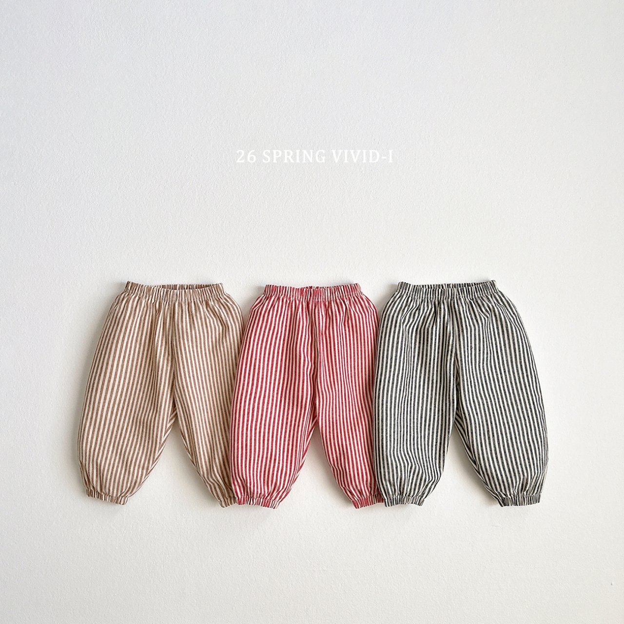 🌸預訂 韓國直送🌸🇰🇷VIVIDI三色直間寬鬆束腳褲