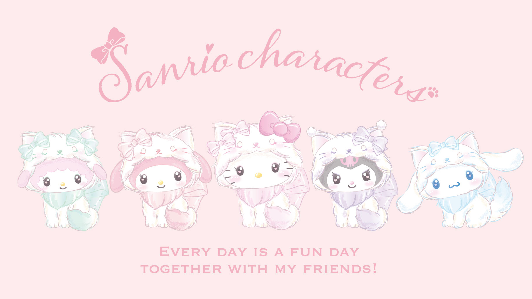 🎀【預訂】 Sanrio 牛奶小貓設計系列心形扣公仔掛飾