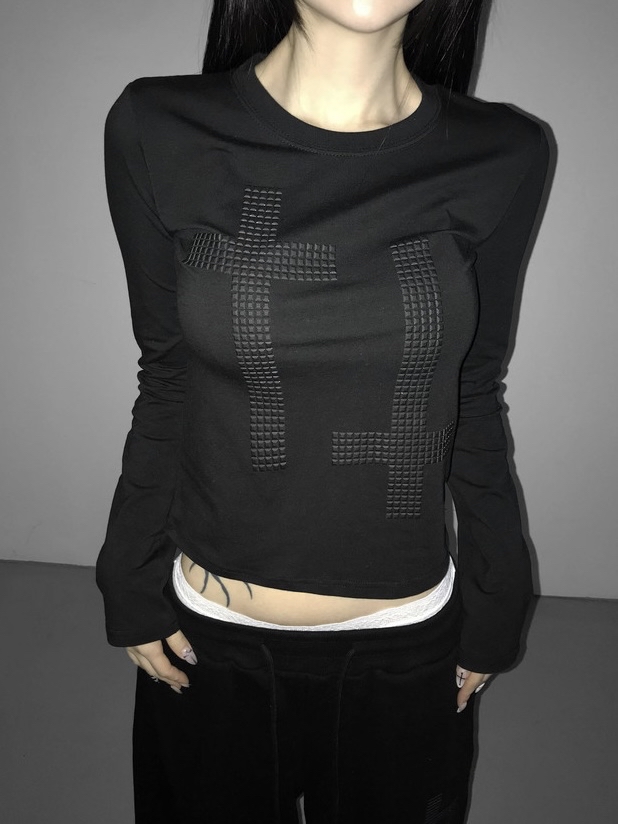 Studded Cross Long Sleeve