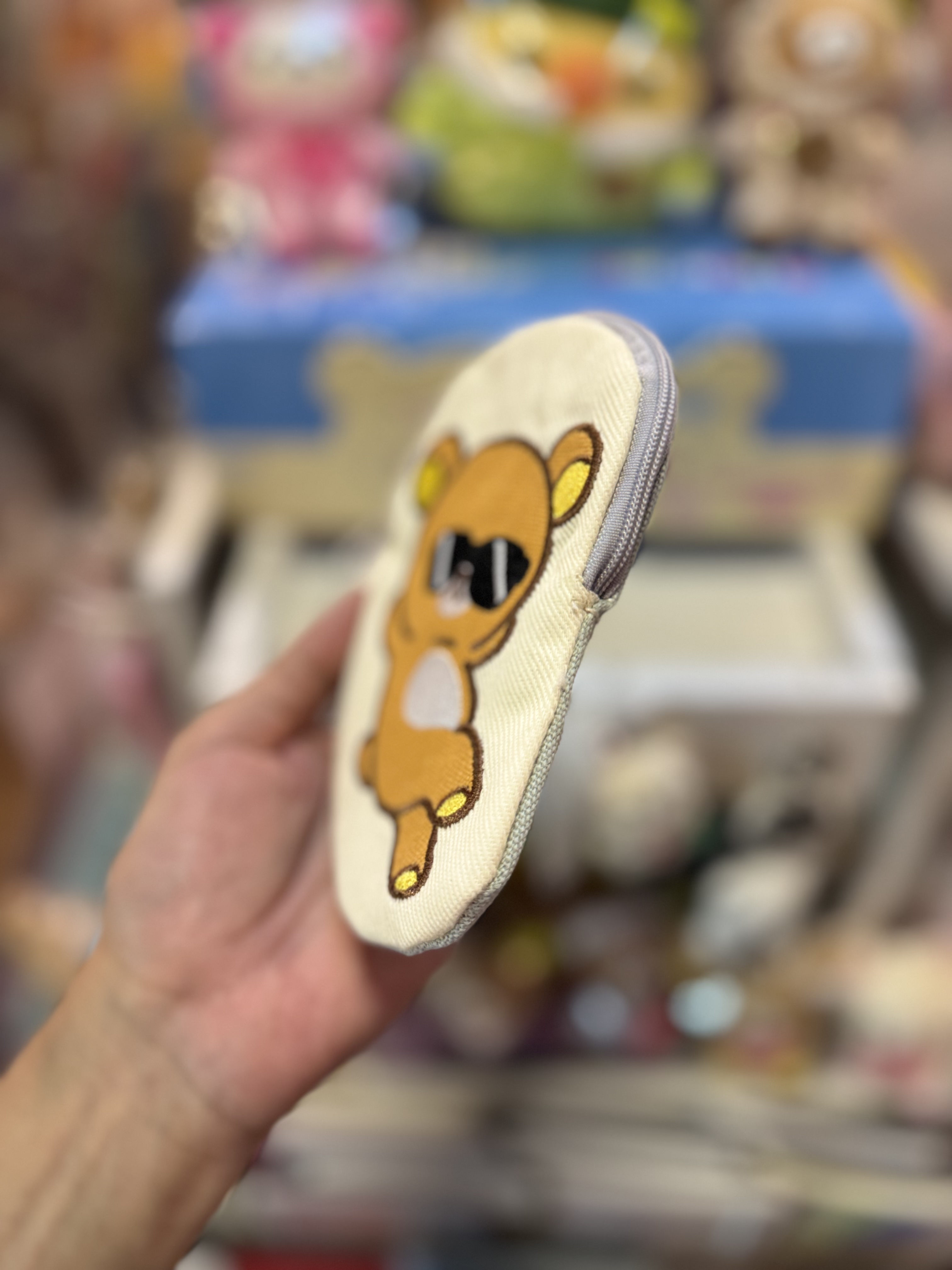《現貨》全新Rilakkuma黑超造型小物袋