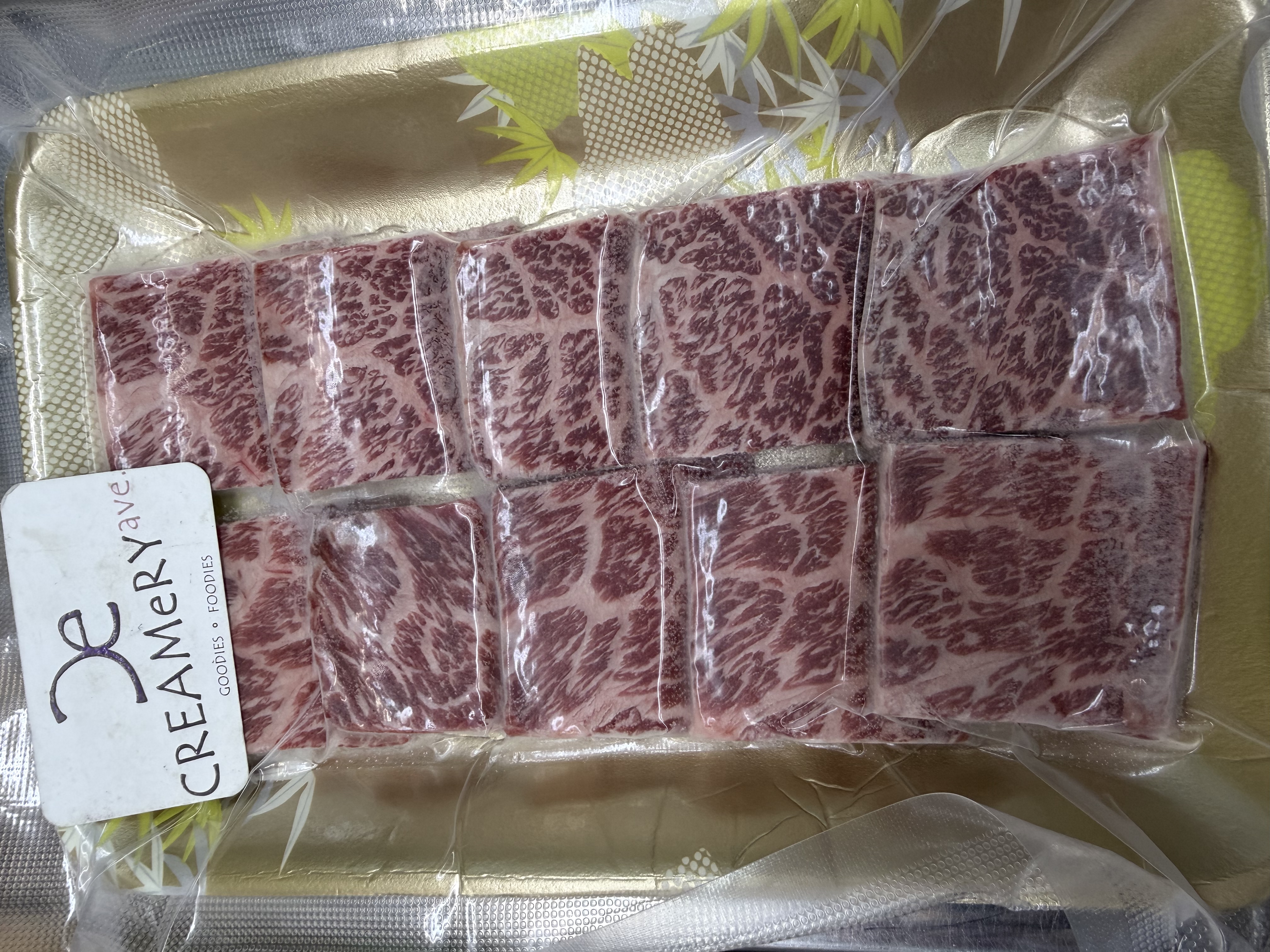 澳洲Sir Harry 甜橙和牛 Sir Harry Orange-Fed Australian Wagyu 牛頸脊 Chuck Tail Flat M4-5  1.13kg/件