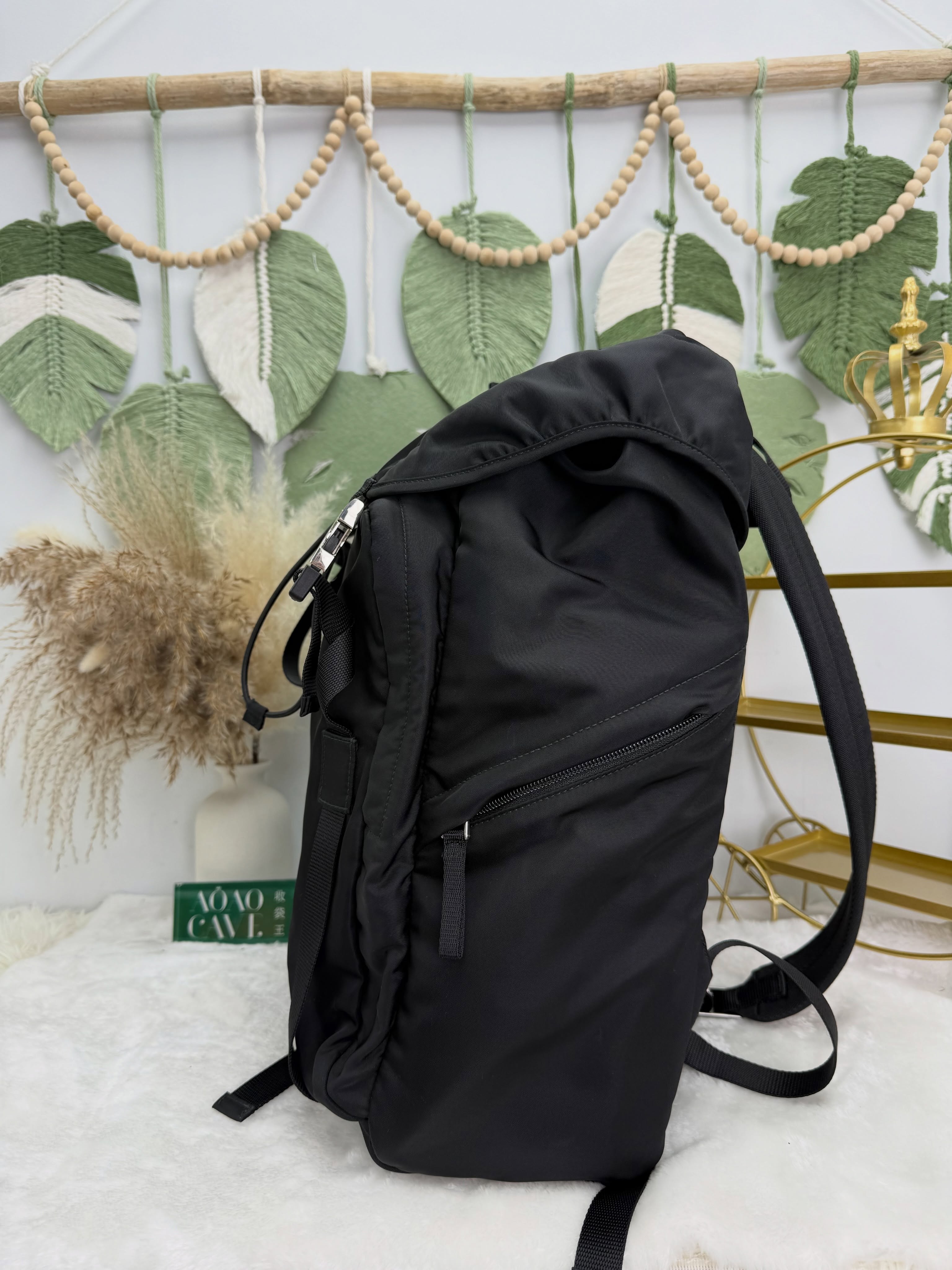 Parda 👜 PRE OWNED 🛍️Re-Nylon Backpack🖤
