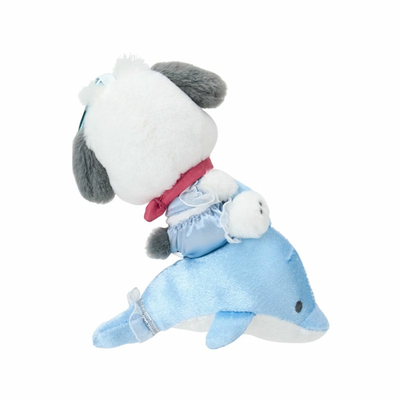 現貨｜Sanrio Pochacco PC狗 閃亮海豚系列 日版 吊飾 毛公仔 連心形扣 (13334-5)