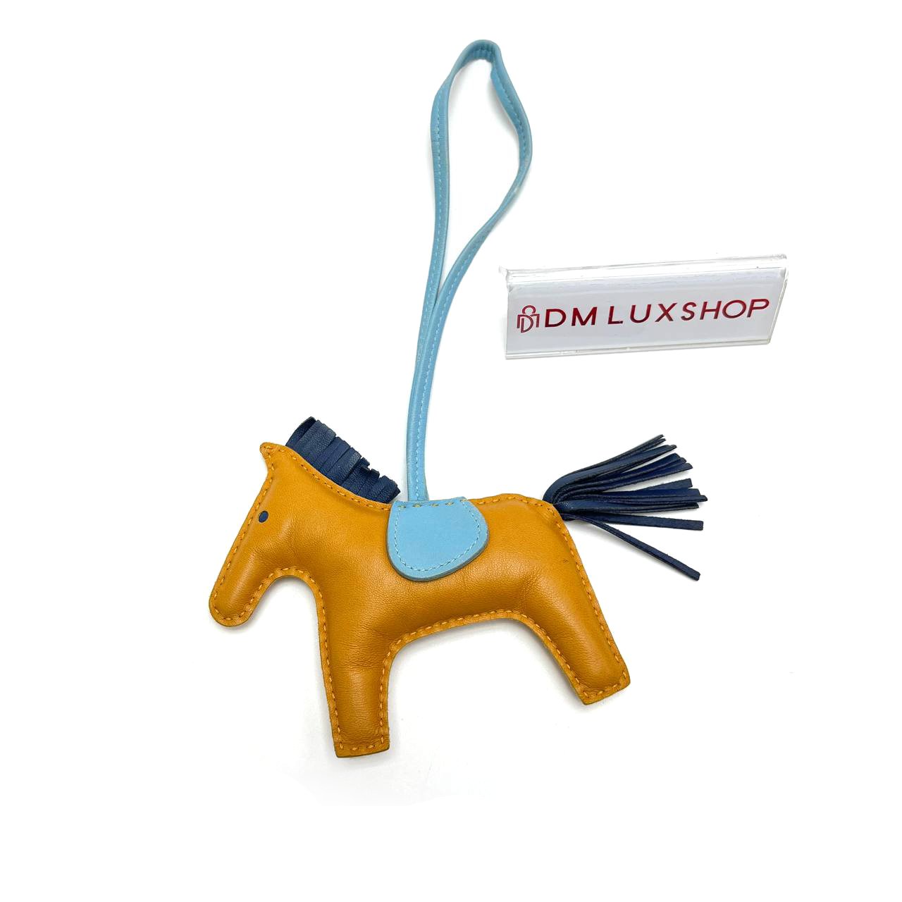 Hermes Tricolor Lambskin Rodeo MM (Stamp A, Y: 2017)