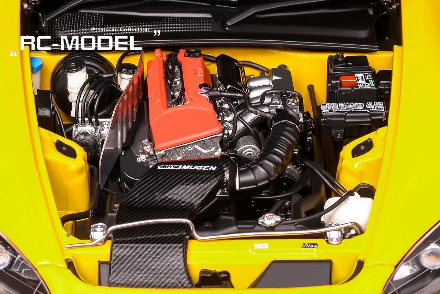 *PRE-ORDER MOTORHELIX 1/18 Honda S2000 (AP2) MUGEN *New Indy Yellow Pearl 