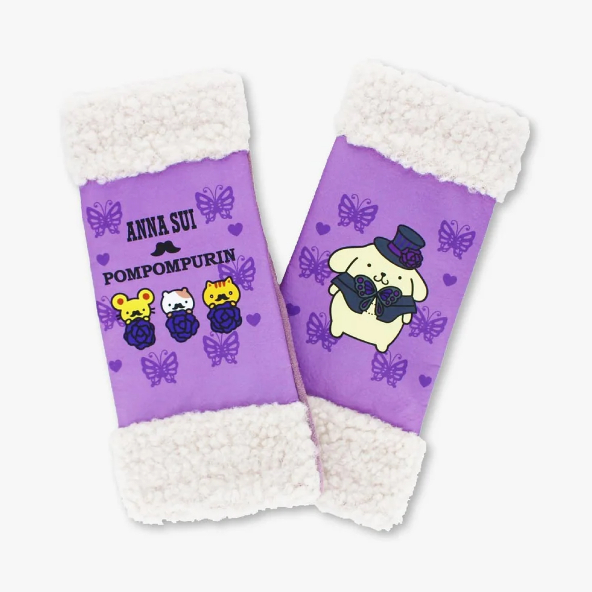日本預訂📍日本Anna Sui x 布甸狗得意系列 - 露趾手襪 不包郵