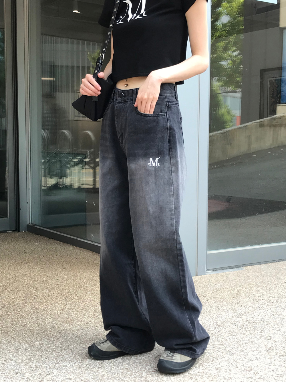🇰🇷訂購｜MUCENT｜PALMA WIDE DENIM PANTS 2色