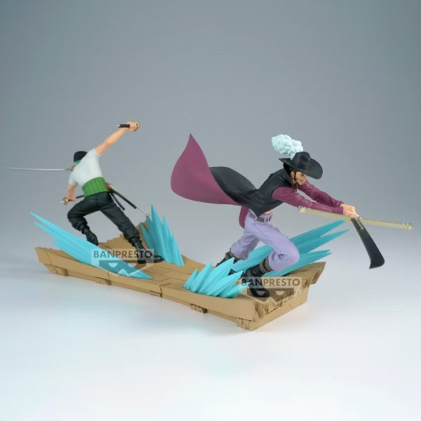 海賊王 戰光絕景 鷹眼/卓洛（索隆） 景品 one piece zoro hawk figure 