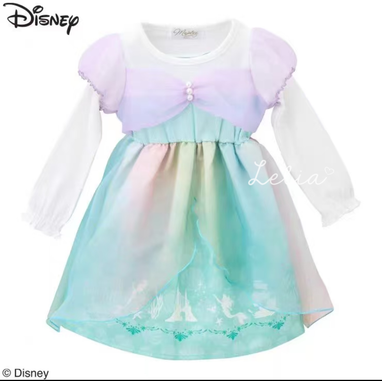 ▫️現貨▫️日本貴牌Majolica Disney公主裙Elsa Anna 美人魚 長髮公主