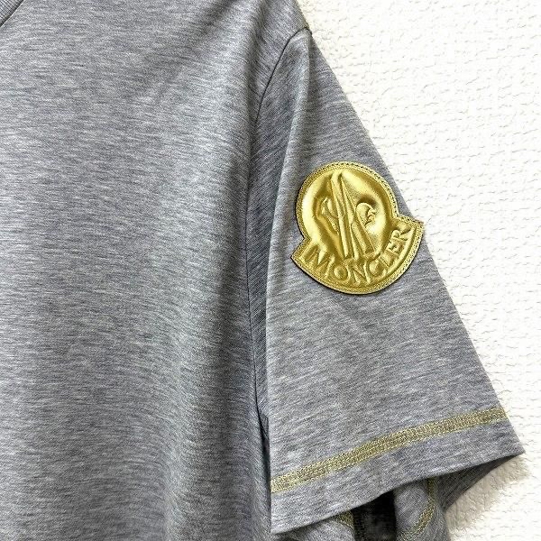 Moncler 極罕金色logo tee
