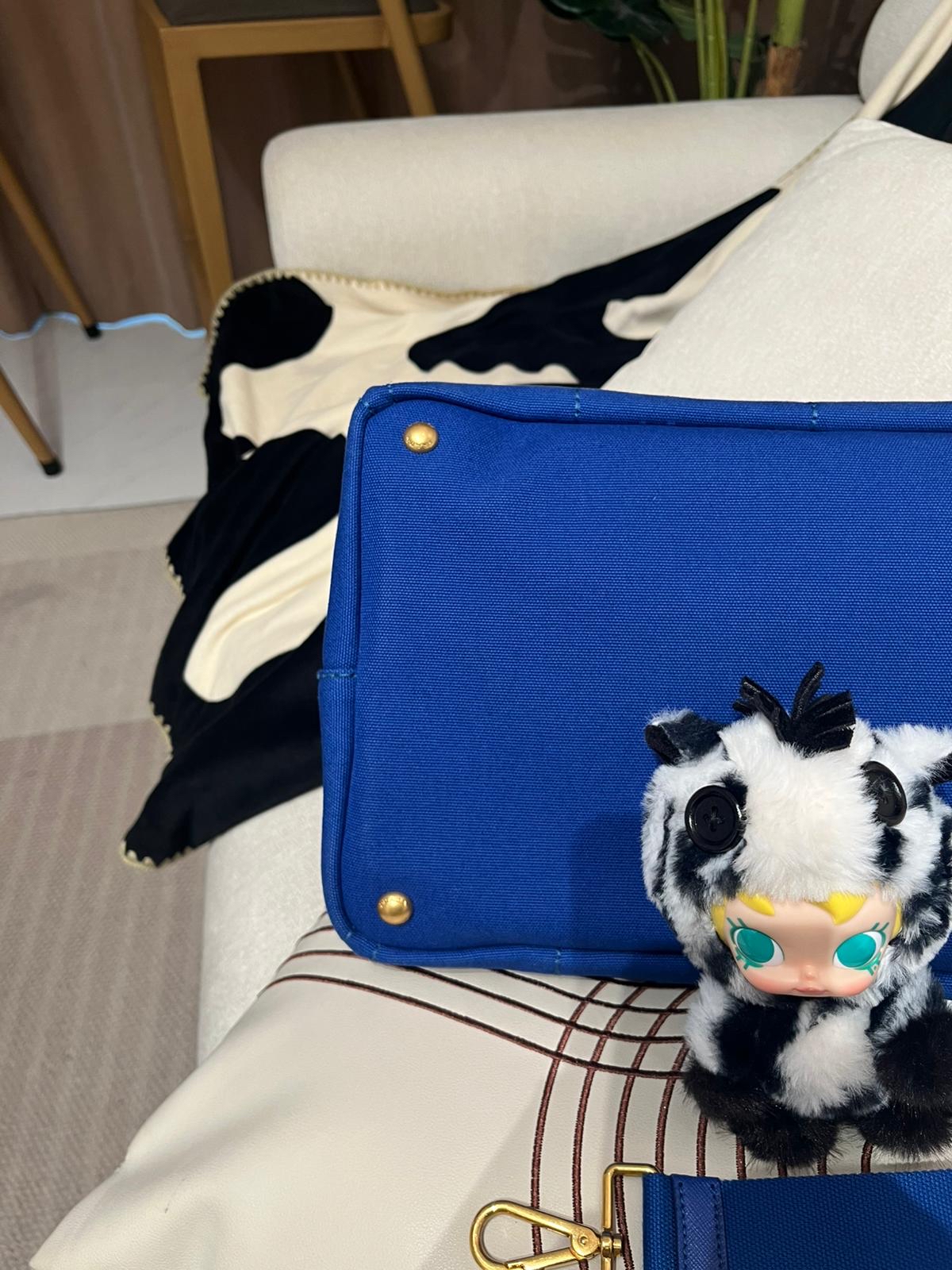 Prada canvas 2way bag BN2642 100%Authentic,98%new