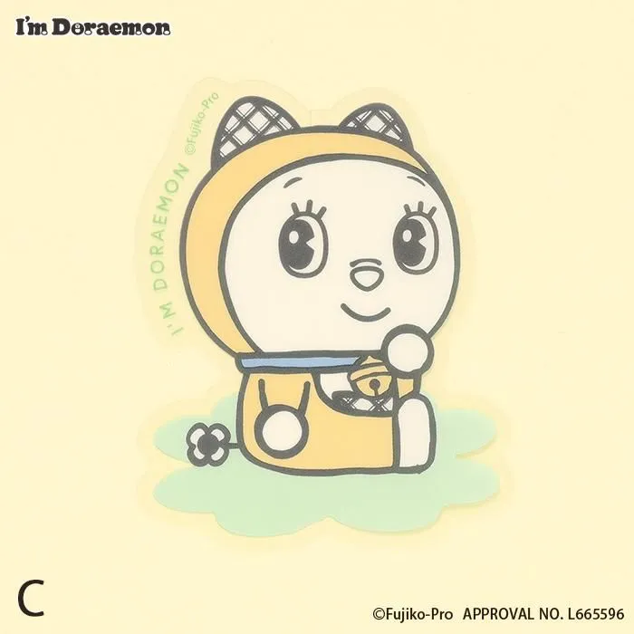 [訂購] 多啦A夢貼紙 手機貼紙 Doraemon文具精品 (日本製)｜四葉草系列