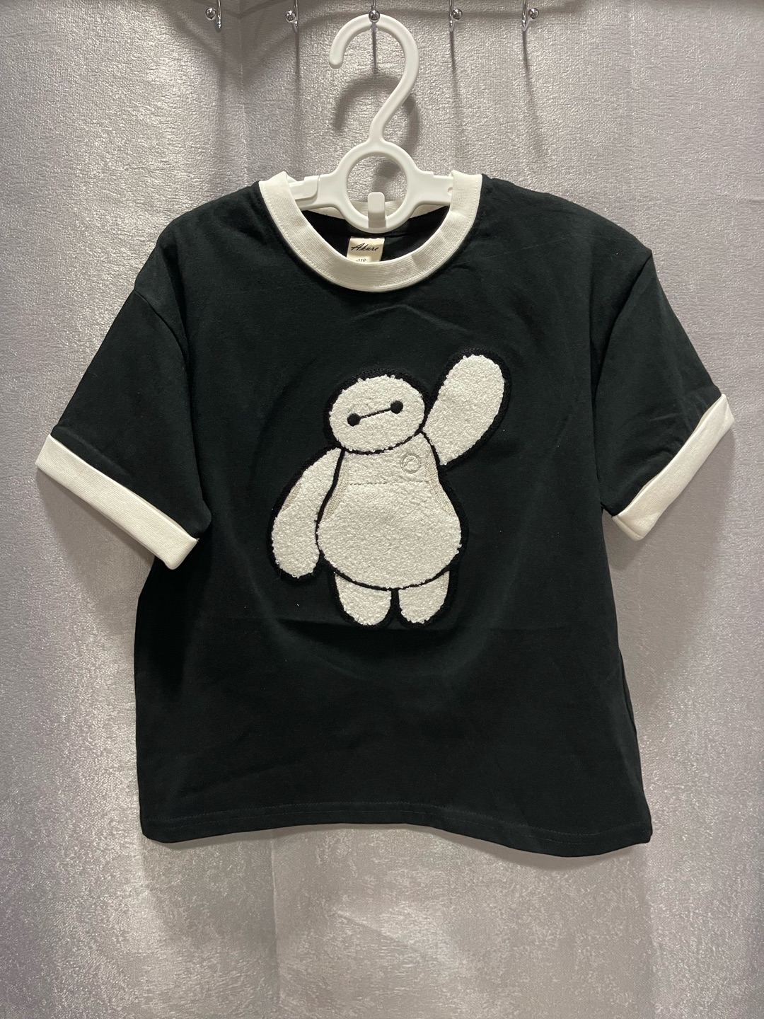 A0118 Baymax黑色短袖