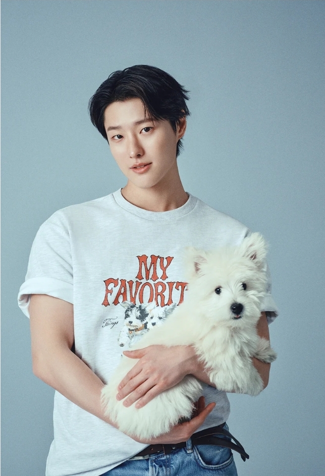 FILA Korea MY Favorite Puppy Tee⁠ 🐶(Uni Semi-Over Fit)