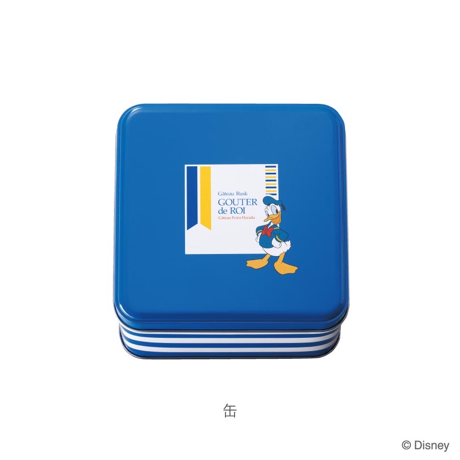 🎀【預訂】Disney x Gouter de Roi 鐵盒脆多士 - Donald 12枚