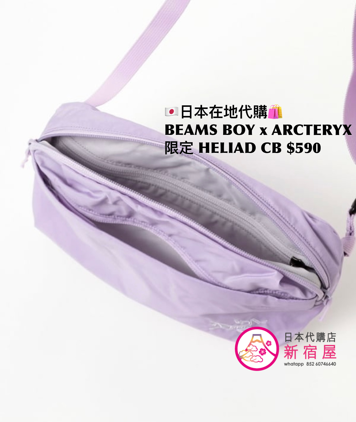 BEAMS BOY x ARCTERYX 限定 HALIAD CROSSBODY