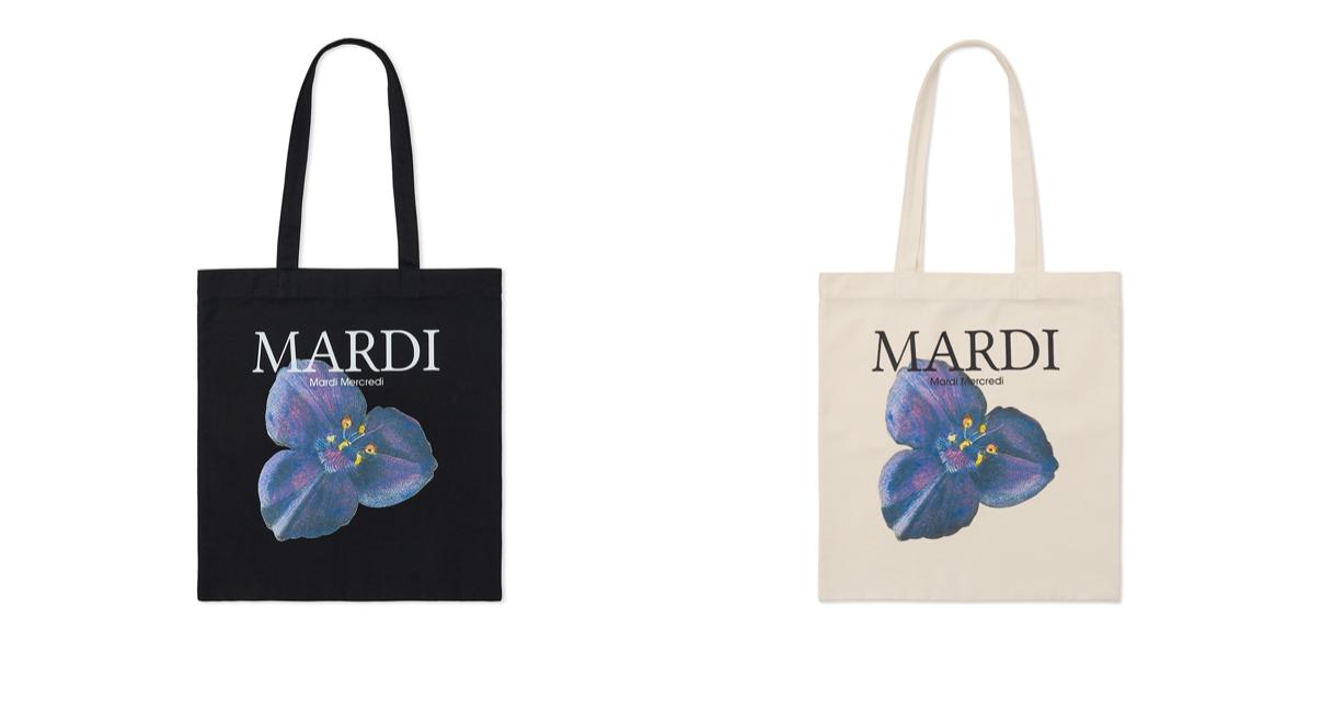 Mardi 新款tote bag 01 限時優惠 Black or cream COTTON 코튼 100% Size Body W 37 x H 40 (cm) Strap W 2.5 x L 68.5 (cm)