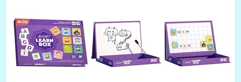 兒童磁鐵學習套裝（英文生字)