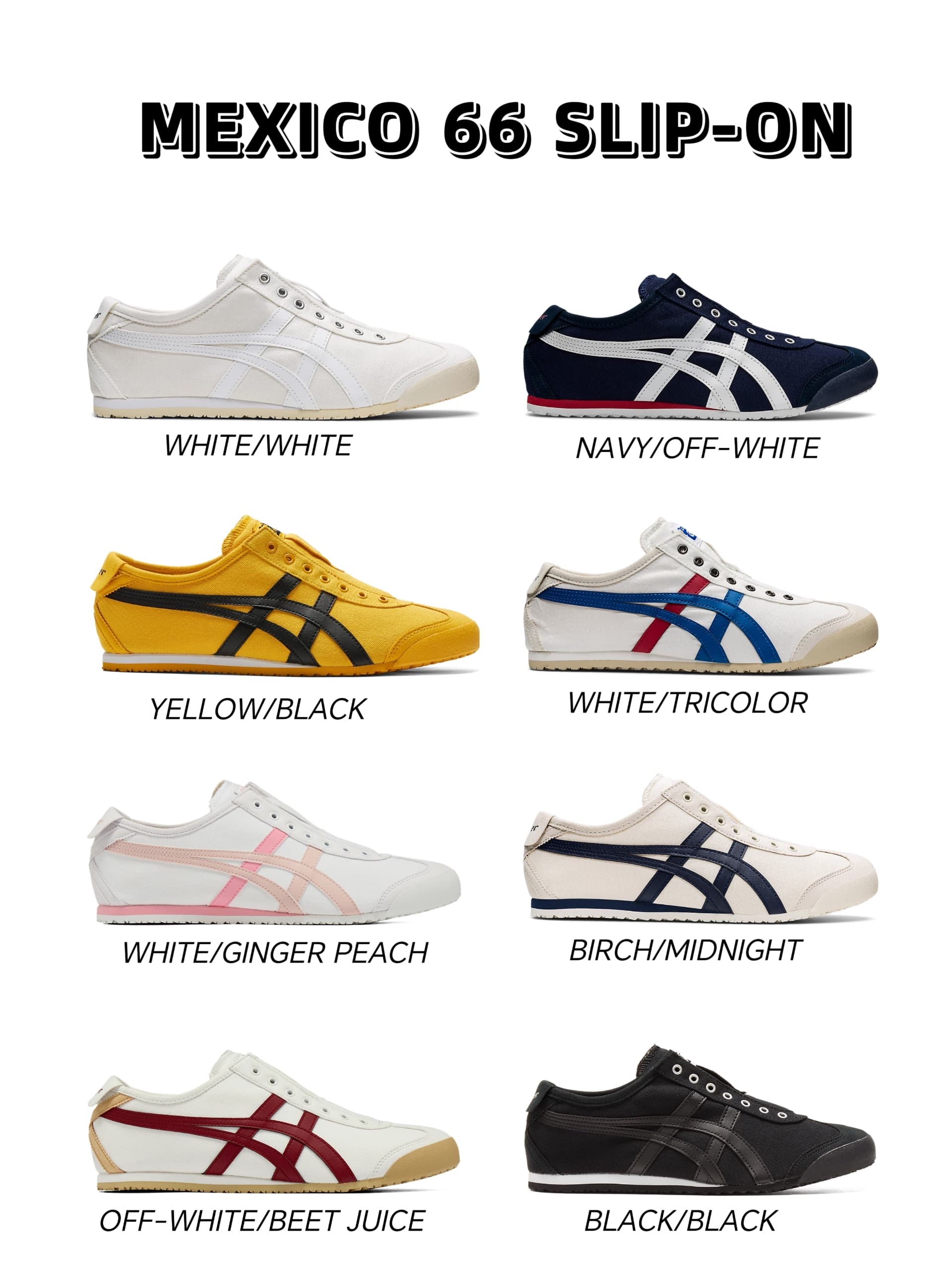🇯🇵Mexico 66 Slip-On 帆布热卖系列