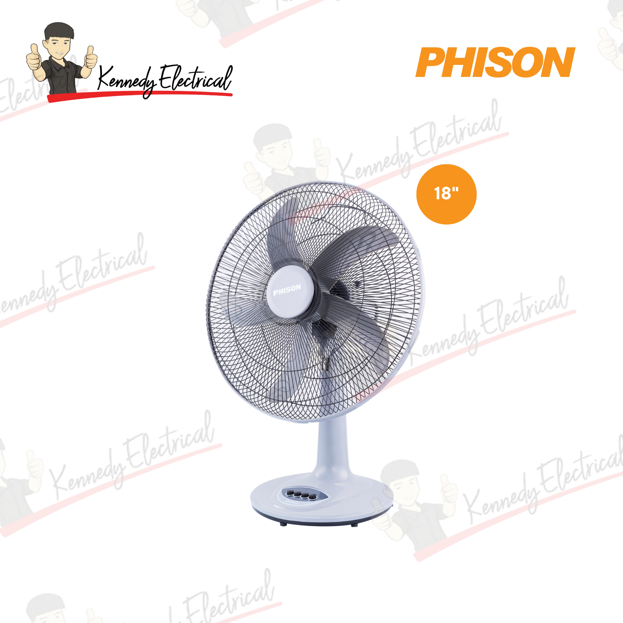 Phison 18" Table Fan With AC Motor PTF-18