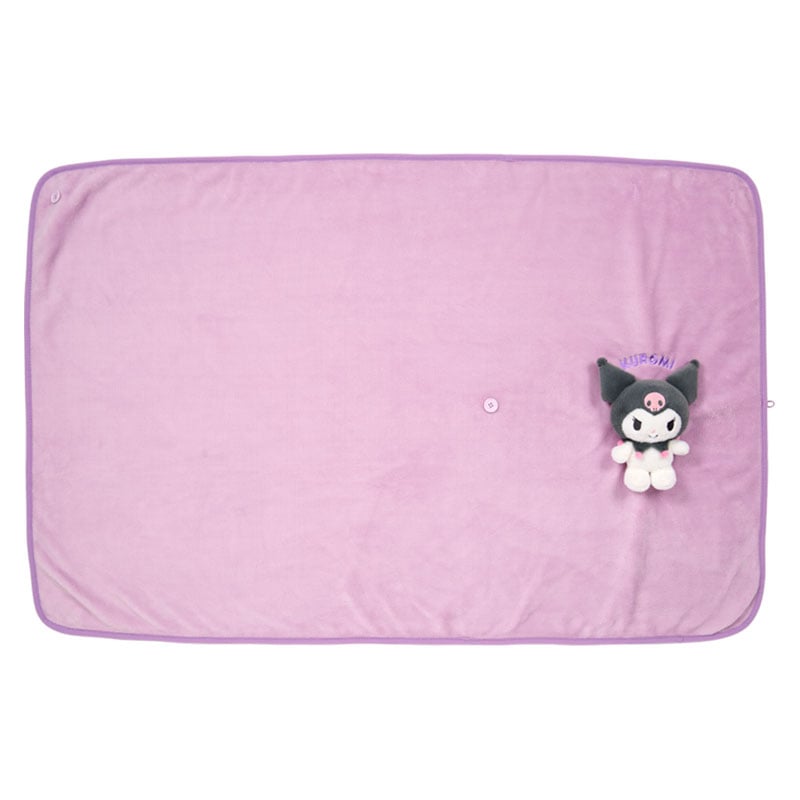 現貨｜Sanrio Kuromi 日版 兩用 毛毯 2-WAY Blanket 110x70cm (71527-1)
