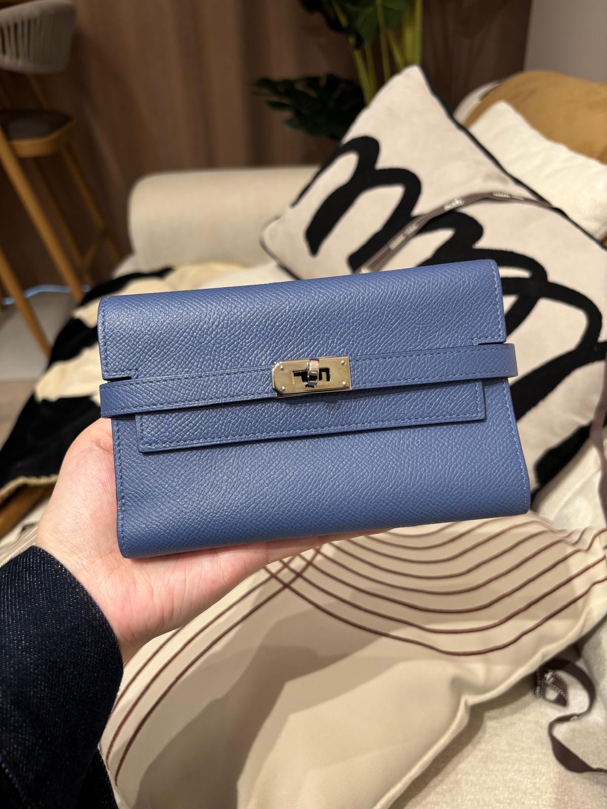 Hermes Kelly Wallet Stamp C 100%Authentic, 98%new ✅Dust bag