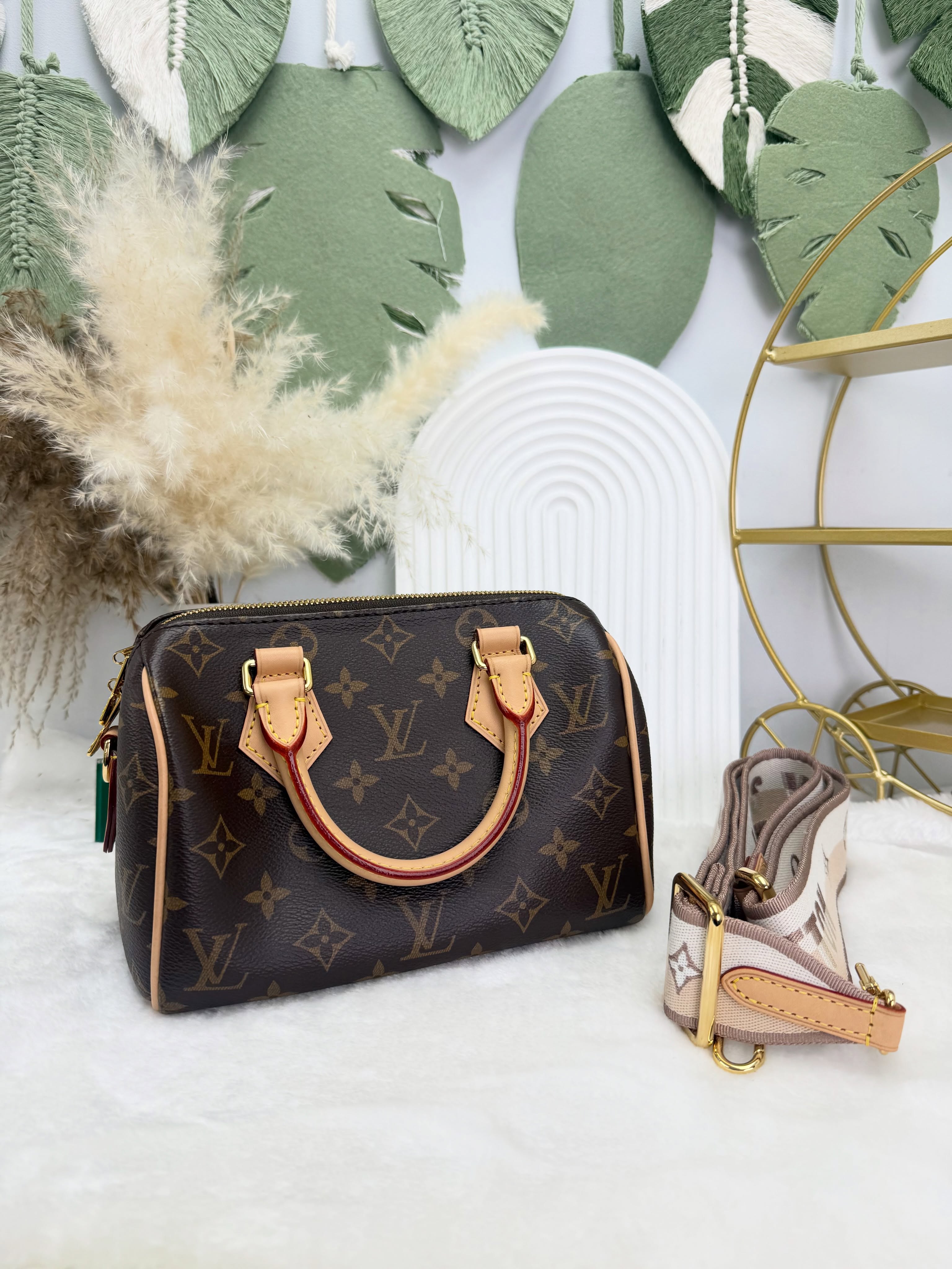 LV👜 PRE OWNED🛍️老花speedy20 🤎晶片款 2024年專門店單 有塵袋 💼