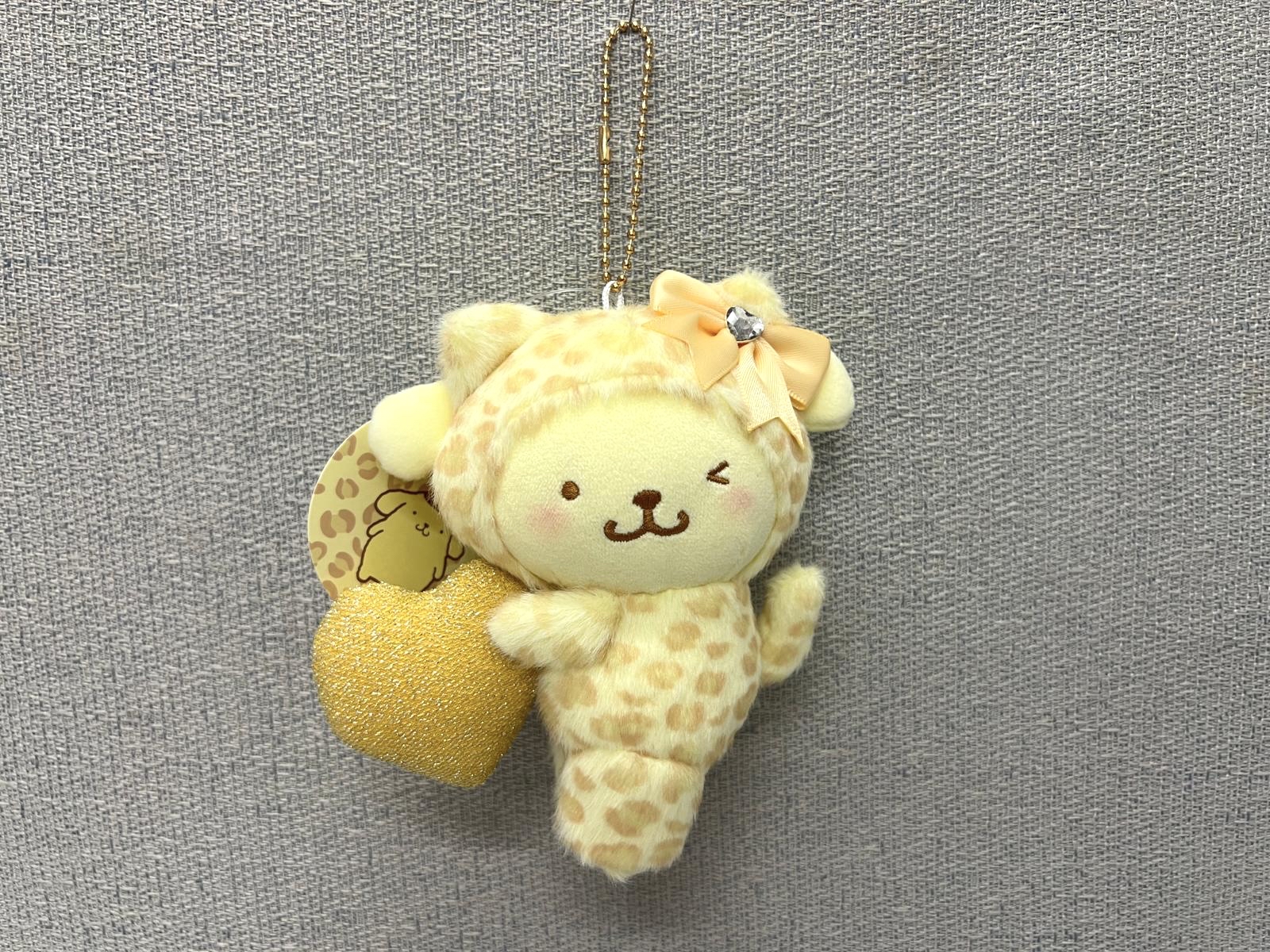 🎌日本限定 🎌 Sanrio 豹紋愛心造型公仔掛飾💕