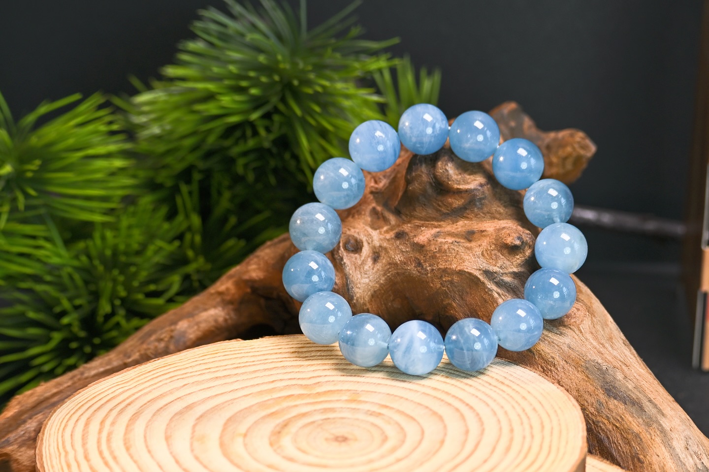 13mm+海藍寶 Aquamarine Bracelet