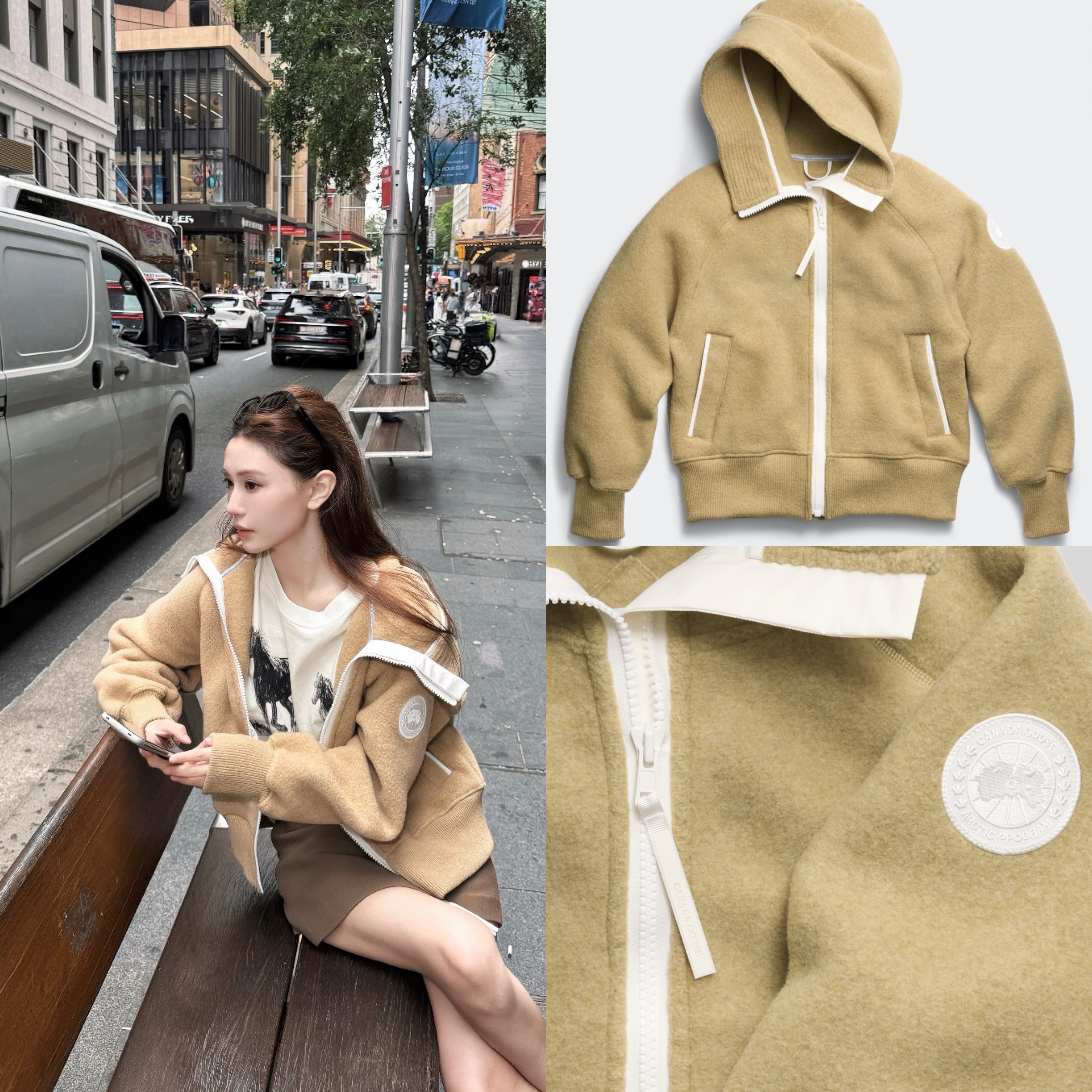 限時優惠💖冬天斷貨款✨ 訂貨🍒Canada Goose Chilliwack羊抓毛外套 Size XS S M L  